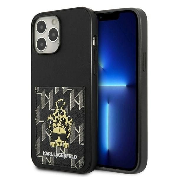 Karl Lagerfeld Klhcp13Xcancnk Custodia Rigida Per Iphone 13 Pro Max 6.7 Nero/Nero Karlimals Cardslot-image