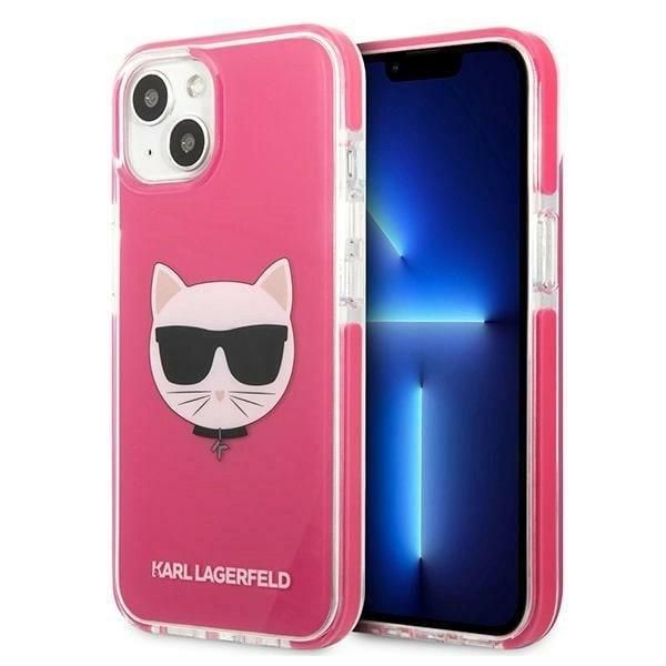 Karl Lagerfeld Klhcp13Mtpecpi Iphone 13 / 14 / 15 6,1 Hardcase Fuksja/Fuschia Choupette Head-image