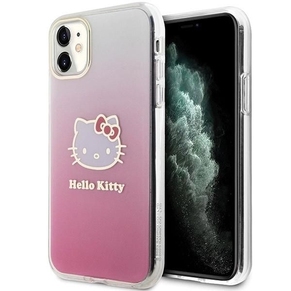 Hello Kitty Hkhcn61Hdgkep Iphone 11 / Xr 6.1 RóżOwy/Pink Hardcase Iml Gradient Electrop Kitty Head-image