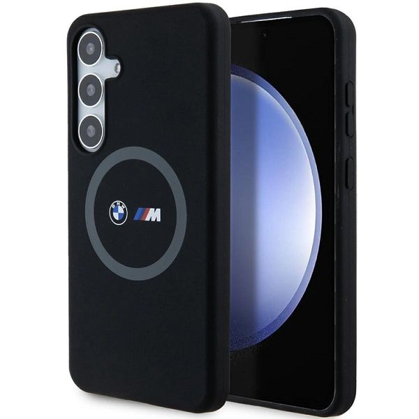 Bmw Bmhms24M23Srok S24+ S926 Czarny/Nero Custodia Rigida M Silicone Anello Stampato Magsafe-image
