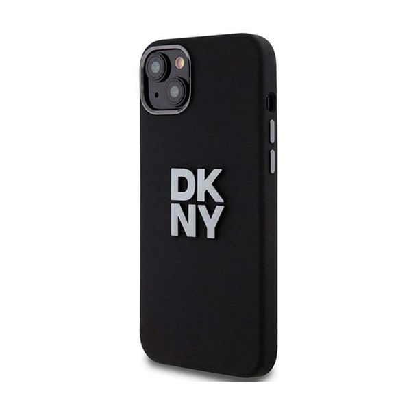 Dkny Dkhcp15Msmcbsk Iphone 15 Plus / 14Plus 6,7 Czarny / Nero Hardcase Liquido Silicone Metallo Logo-image