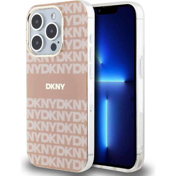 Dkny Dkhmp13Lhrhsep Custodia Rigida Per Iphone 13 Pro / 136,1 RóżOwy/Rosa Iml Mono & Stripe Magsafe-image