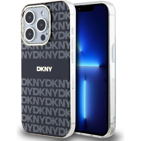 Dkny Dkhmp13Lhrhsek Custodia Rigida Per Iphone 13 Pro / 136.1 Czarny/Nero Iml Mono & Stripe Magsafe-image