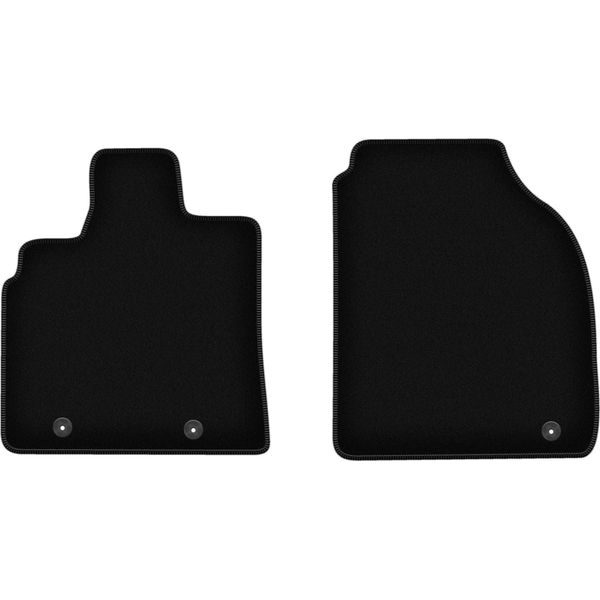 Wielganizator Tappetini Anteriori In Velluto Per Acura Mdx I (2001-2006, Suv) Neri, Set 2 Pz, Con Fissaggi-image