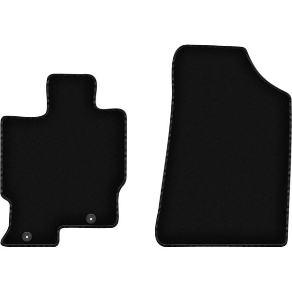 Wielganizator Tappetini Anteriori In Velluto Per Acura Rdx I (2006-2012, Suv) Neri, Set 2 Pz, Con Fissaggi-image