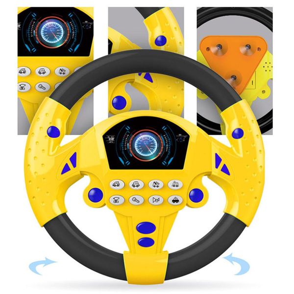 Volante Elettrico Di Simulazione Con Luci E Suoni - Giocattolo Educativo Per Lo Sviluppo Della Prima Infanzia, Perfetto Regalo Di Compleanno Per Bambini-image