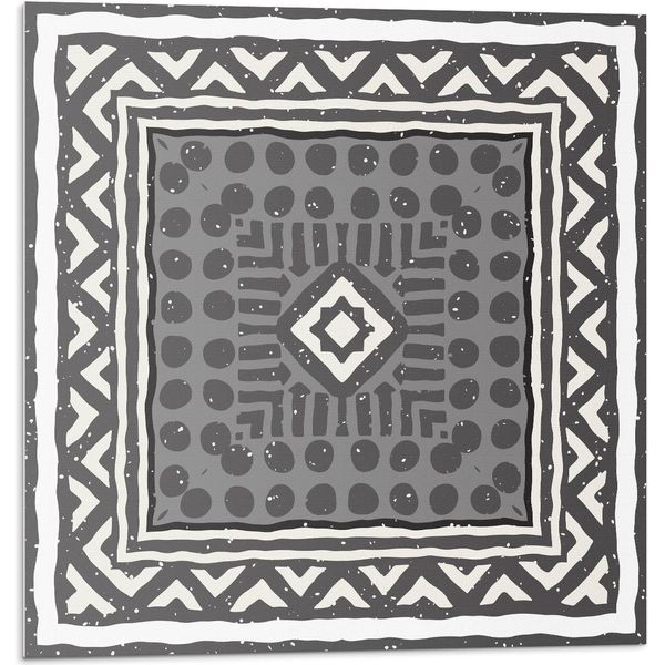 Motivo Geometrico Con Cornice - Autoadesivo - Rivestimenti Murali - Pannelli Murali - Decorazioni Murali - Pannelli Murali Decorativi - Pannelli Murali 3D - Design Murale Autoadesivo - 4 Pezzi 50 X 50 Cm-image
