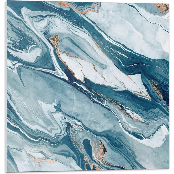 Onde Astratte In Movimento - Piastrelle Autoadesive - Piastrelle In Pvc - Piastrelle In Vinile - Piastrelle Autoadesive 3D - Piastrelle Adesive - Piastrelle Per Cucina E Bagno - 9 Pezzi30 X 30 Cm-image