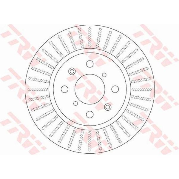 2X Disco Freno Trw DF6232 Per Suzuki Swift Iii (Mz Ez) Swift Iv (Fz Nz) 256Mm-image
