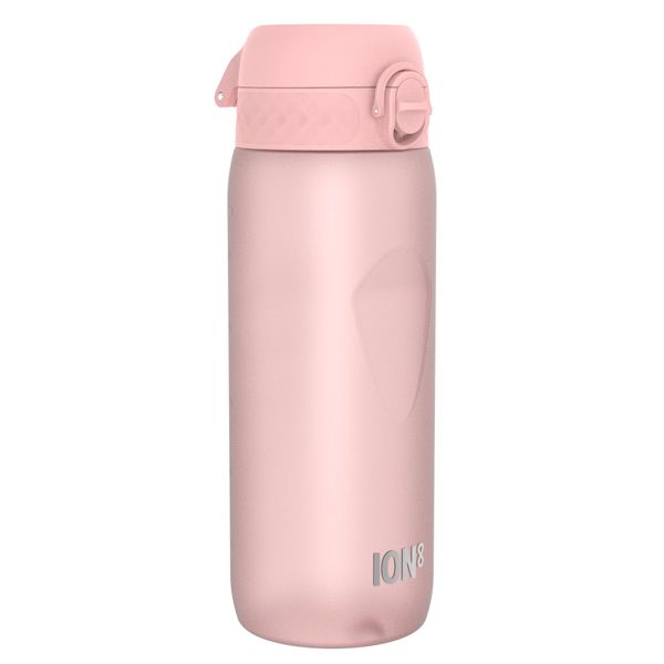 Borraccia Ion8, 750 Ml, A Prova Di Perdite, Apertura Con Una Sola Mano, Chiusura Sicura, Lavabile In Lavastoviglie, Senza Bpa, Maniglia Per Il Trasporto, Coperchio Incernierato, Impugnatura Modellata A Mano, Facile Da Pulire, Clima-Triangolo, Quarzo Rosa-image