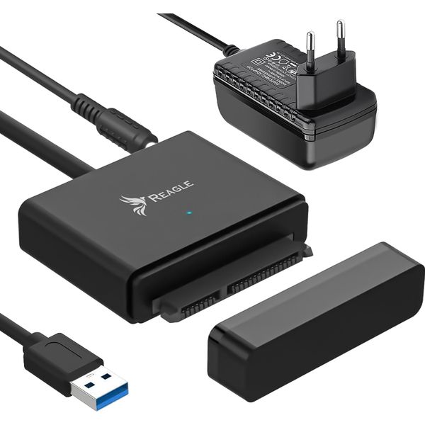 Adattatore Usb 3.1 Sata 3,5" 2,5"" Hdd Ssd Alimentazione"-image