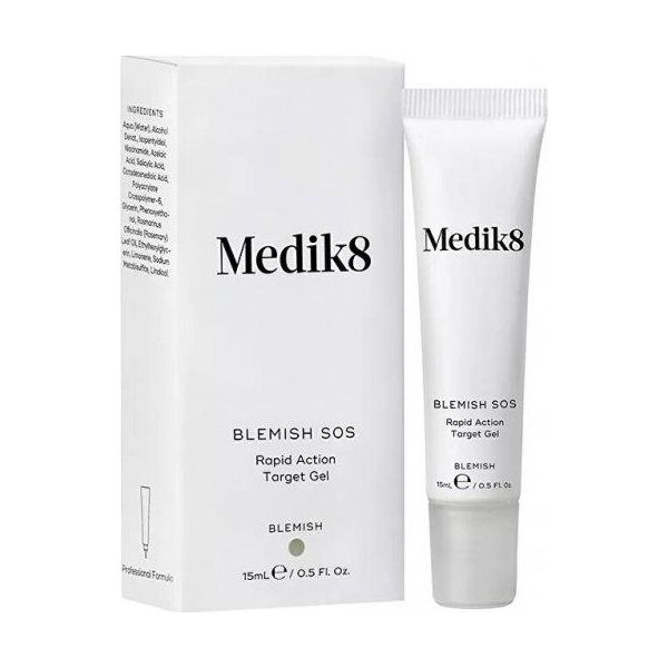 Medik8 Blemish Sos Gel Per Il Trattamento Delle Imperfezioni Ad Azione Rapida Con Acido Salicilico Al 2%-image