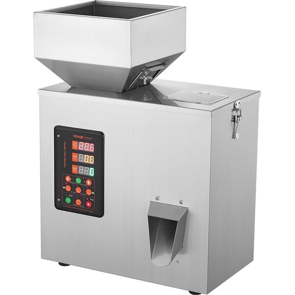Riempitrice Di Polvere Vevor, 0,002-0,22 Lbs/1-100 G, Riempitrice Automatica Di Pesatura Di Particelle, Sacchetto Di Bottiglia Riempitore Di Particelle Per Semi Di Tè, Grani, Polvere, Farina, Fagioli, Brillantini-image
