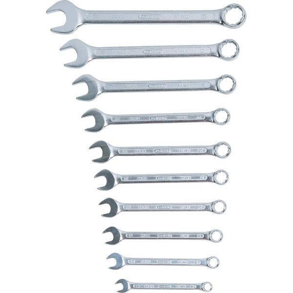 Ks Tools Set Di Chiavi Combinate Angolate 10 Pezzi 8-22 Mm - 517.0080-image
