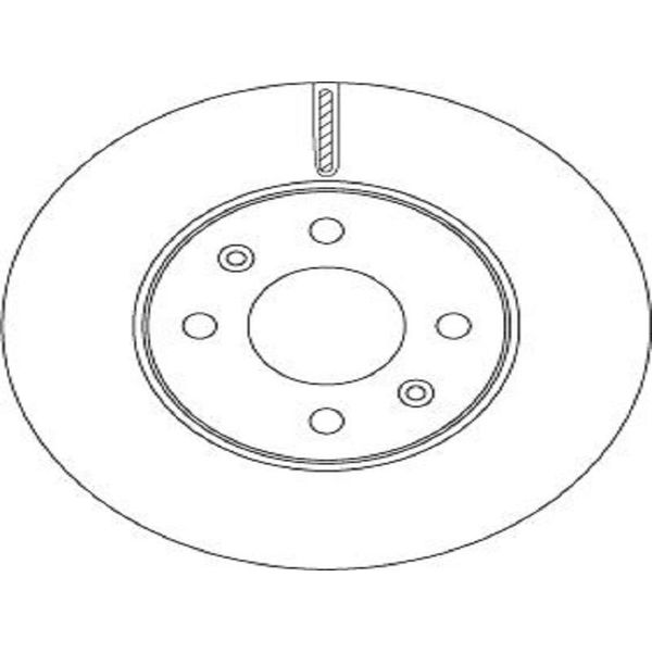 2X Disco Freno Trw DF6794 Per Hyundai I20 Hatchback (Gb Ib) 43 7Mm 256Mm-image