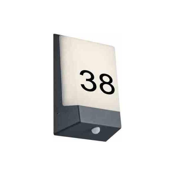 Applique Da Esterno A Led Kasai IP54 9 W 850 Lm 3000 K Antracite Con Sensore Crepuscolare-image