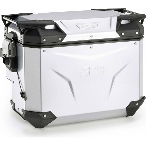 Valigia Laterale Destra Givi Trekker Outback Evo Smart Anodizzato Sagomata 40L-image