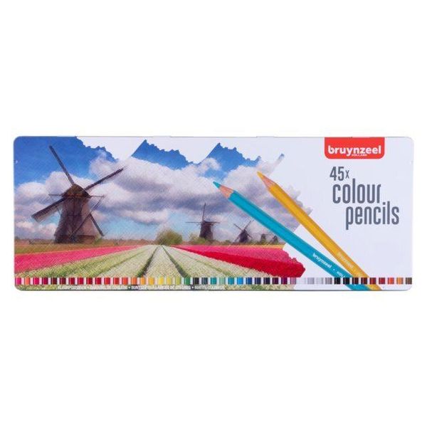 Matita Colorata Bruynzeel Olanda 45 Astuccio In Metallo-image