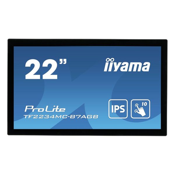 Iiyama Prolite TF2234MC-B7AGB - 54,6 Cm (21.5") - 350 Cd/M² - Full Hd - Led - 16:9 - 1920 X 1080 Pixel"-image