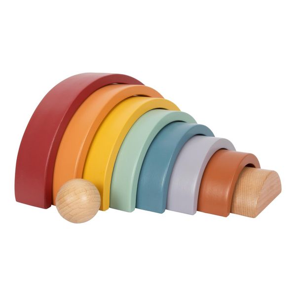 Giocattoli Di Legno A Forma Di Piede Piccolo Motor Rainbow Safari-image