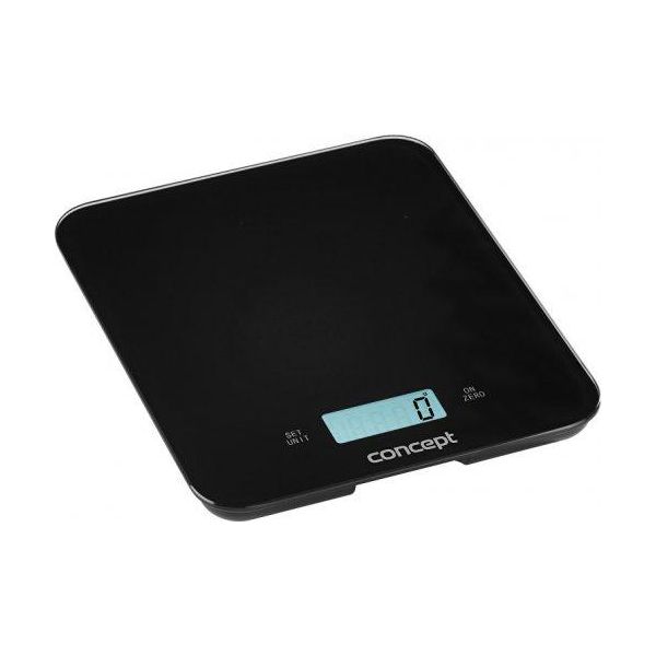 Concept VK5712, Bilancia Da Cucina Elettronica, 15 Kg, 1 G, Nero, Da Banco (Posizionamento), Rettangolare-image