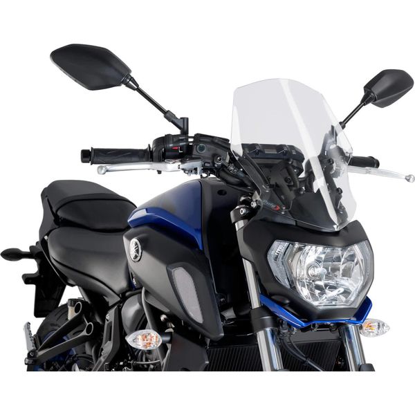 Cupolino Puig Naked Touring Trasparente Per Yamaha Mt-07-image