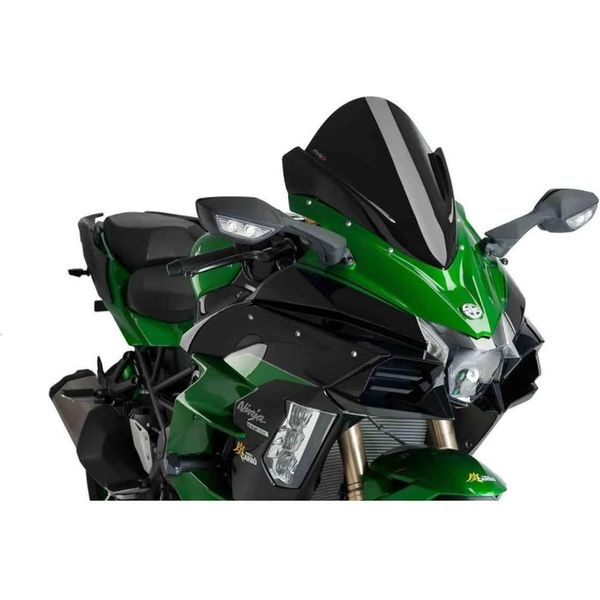 Cupolino Puig Z-Racing Nero 400X390Mm Per Kawasaki-image