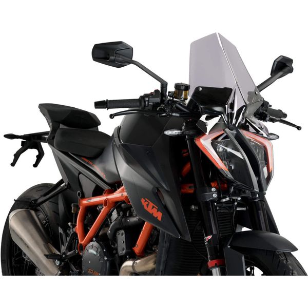 Cupolino Puig Naked Touring Fumè Chiaro Omologato Abe Per Ktm-image