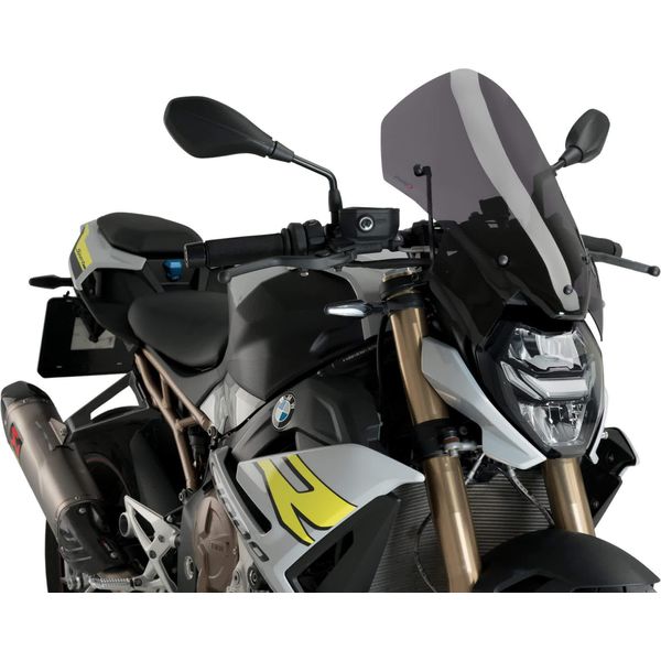 Cupolino Puig Naked Touring Fumè Scuro Omologato Abe Per Bmw-image