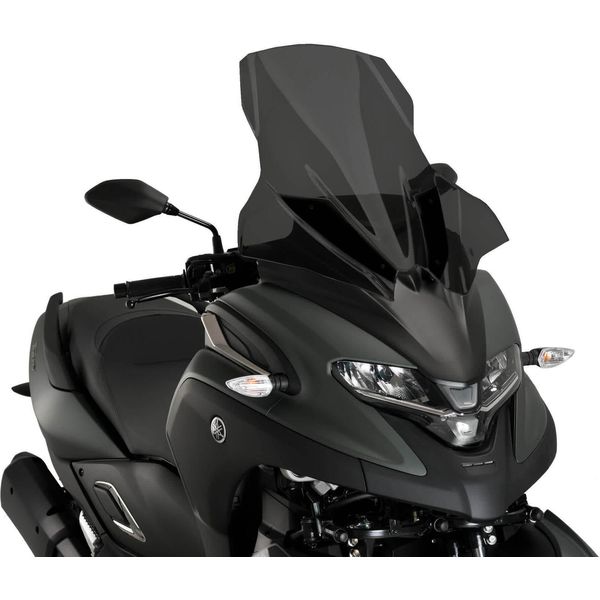 Cupolino Puig V-Tech Touring Fumè Scuro Per Yamaha Tricity-image