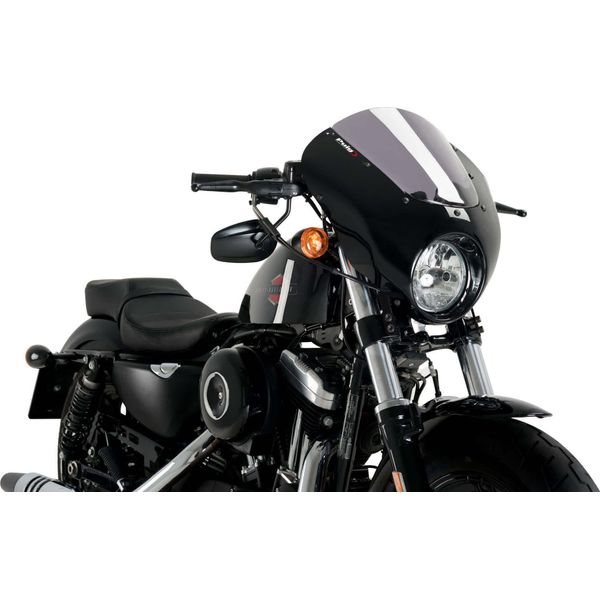 Cupolino Puig Semicarenato Fumè Chiaro Per Harley Davidson-image