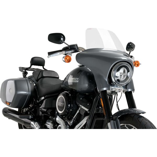 Cupolino Puig High-Road Touring Trasparente Per Harley Davidson Softail Sport Glide-image