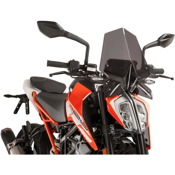 Cupolino Puig Naked Sport Fumè Scuro Omologato Abe Per Ktm-image