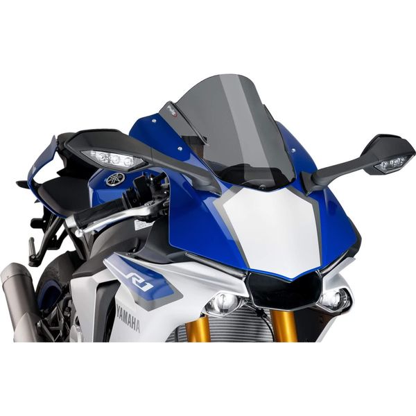 Cupolino Puig Z-Racing Fumè Scuro 335X290Mm Per Yamaha-image