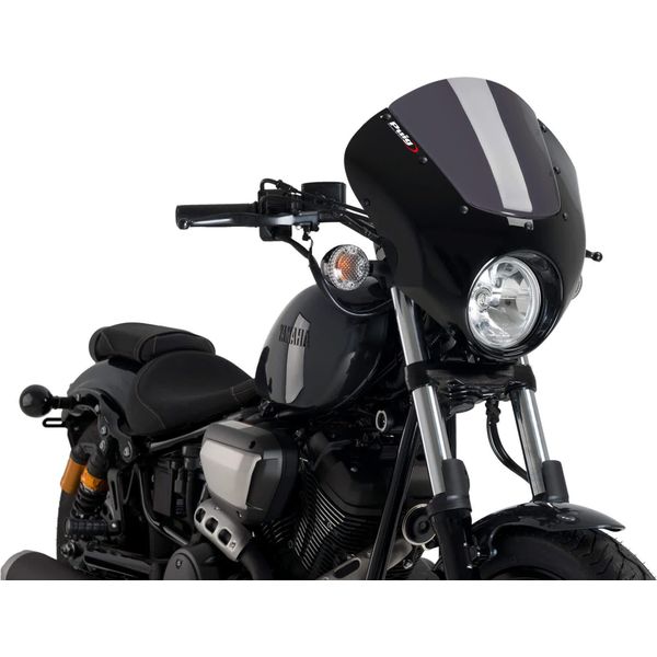 Cupolino Puig Semicarenato Fumè Scuro Per Yamaha-image