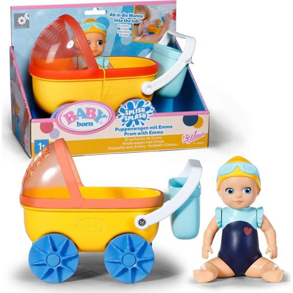 Zapf Baby Natosplish Splash Carrozzina Con Emma-image