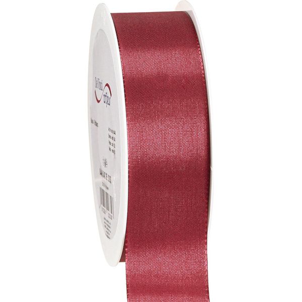 Nastro Per Regali E Decorazioni In Taffetà Rosso Vino 40 Mm X 50 M-image