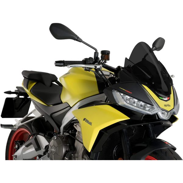 Cupolino Puig Z-Racing Fumè Scuro Omologato Abe Per Aprilia-image