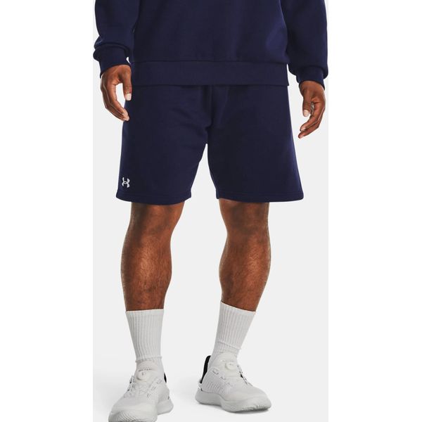 Under Armour Ua Rival Fleece Shorts Midnight Navy / White S-image