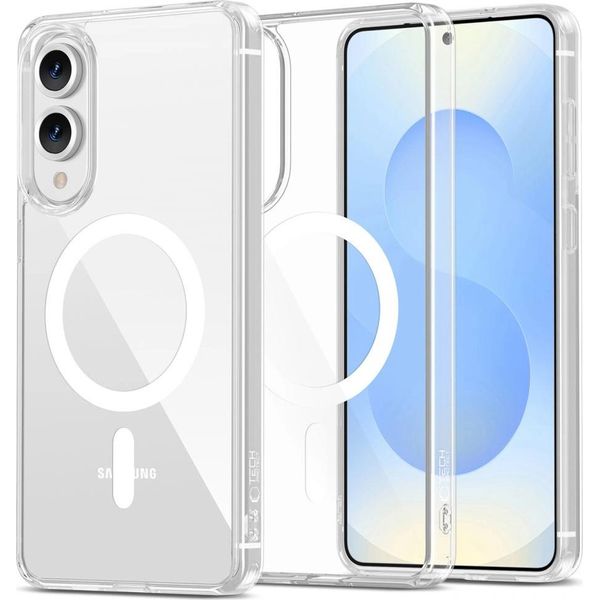 Tech-Protect Flexair Hybrid Magsafe Galaxy S25 Edge Trasparente-image