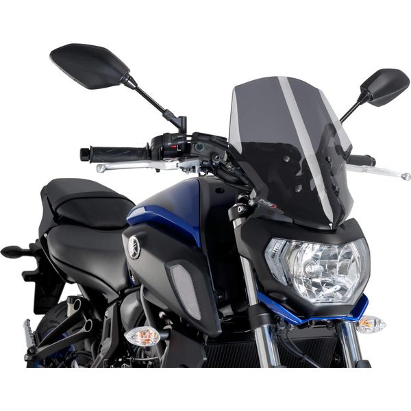 Cupolino Puig Naked Touring Fumè Scuro Per Yamaha Mt-07-image