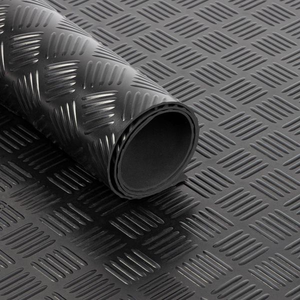 Pavimento In Pvc A Scacchiera Larghezza: 140 Cm, Lunghezza: 300 Cm-image