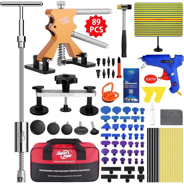 Kit Per La Riparazione Delle Ammaccature Dell'auto, Rimozione Indolore Delle Ammaccature, 89 Parti, Kit 1 - 89 Parti-image