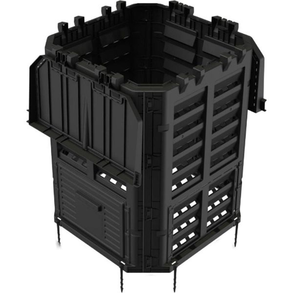Rojaplast, Compostiera In Plastica Da 300 L, Nero-image