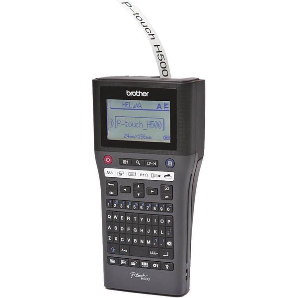 Brother PT-H500, Qwerty, Tze, 180 X 180 Dpi, 30 Mm/S, Cavo, ČErná-image