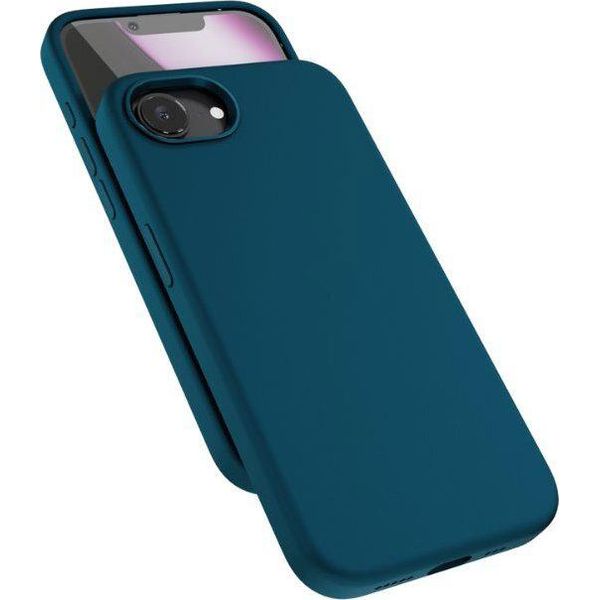 Cover Epico Mag+ Silicone Pro Per Iphone 16E - Blu Petrolio-image