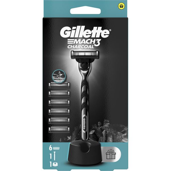 Gillette Mach3 Carbone + Testine 6 Pz-image