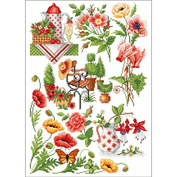 Schema A Punto Croce Di Lindner "Summertime"", 026"-image