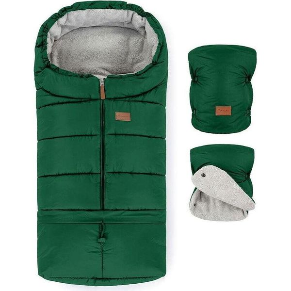 Petite&Mars Set Invernale Jibot 3In1 + Guanti Per Passeggino Jasie Juicy Verde-image