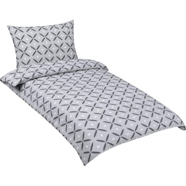 Bellatex CrêPe Di Lino 80/811 Grigio Quadretti 140 × 200, 70 × 90 Cm-image